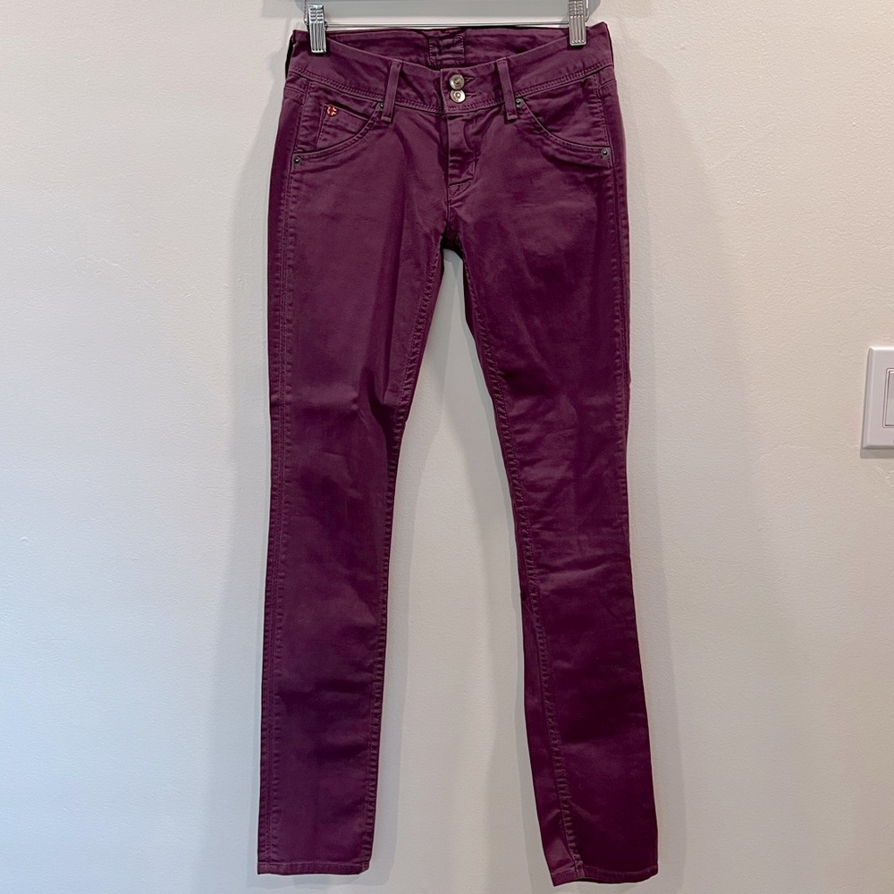 Hudson Jeans in beautiful plum.